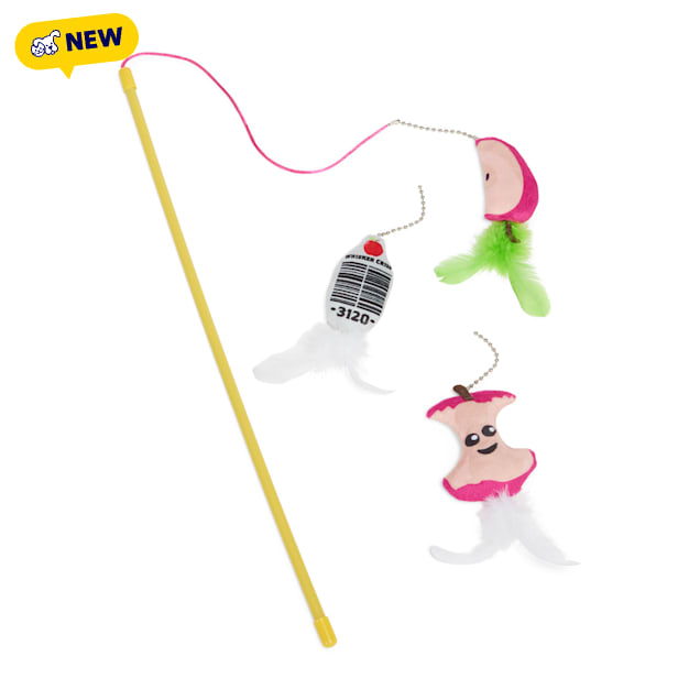 Leaps & Bounds Apple Teaser Cat Toy, Large - Carousel image #1