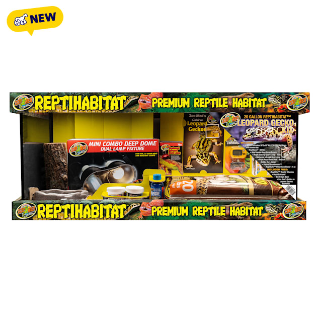 Zoo Med ReptiHabitat Leopard Gecko Kit, 30.25" L X 13" H, 20 Gallons - Carousel image #1
