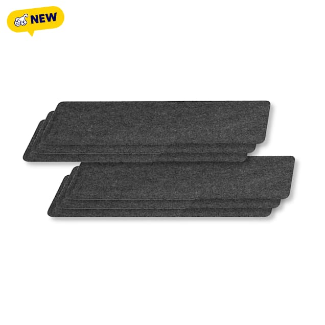 G-Floor for Pets Drip & Dry 14" x 30" Dog & Pet Bowl Mats, Grey, Count of 6 - Carousel image #1