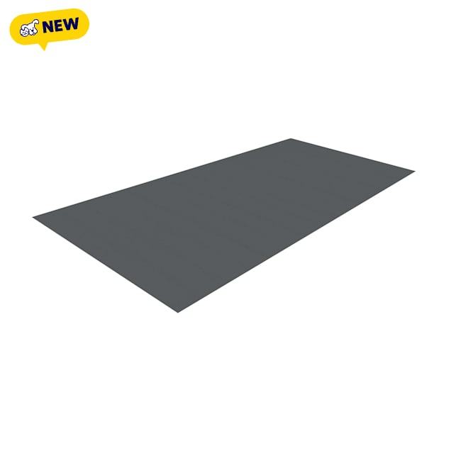 G-Floor for Pets Ribbed 5' x 10' Dog & Pet Protective Floor Covering, Slate Grey - Carousel image #1