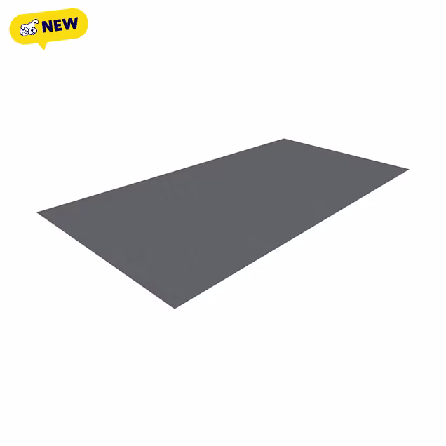 G-Floor for Pets Levant 5' x 10' Dog & Pet Protective Floor Covering, Slate Grey - Carousel image #1