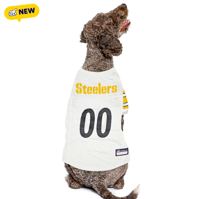 Pets First NFL Pittsburgh Steelers Road Dog Jersey, X-Small - Carousel image #1