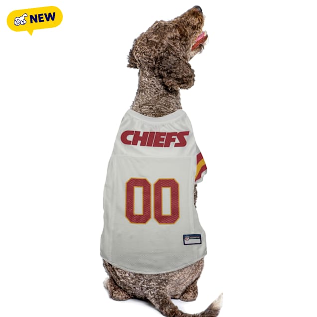 Pets First NFL Kansas City Chiefs Road Dog Jersey, X-Small - Carousel image #1