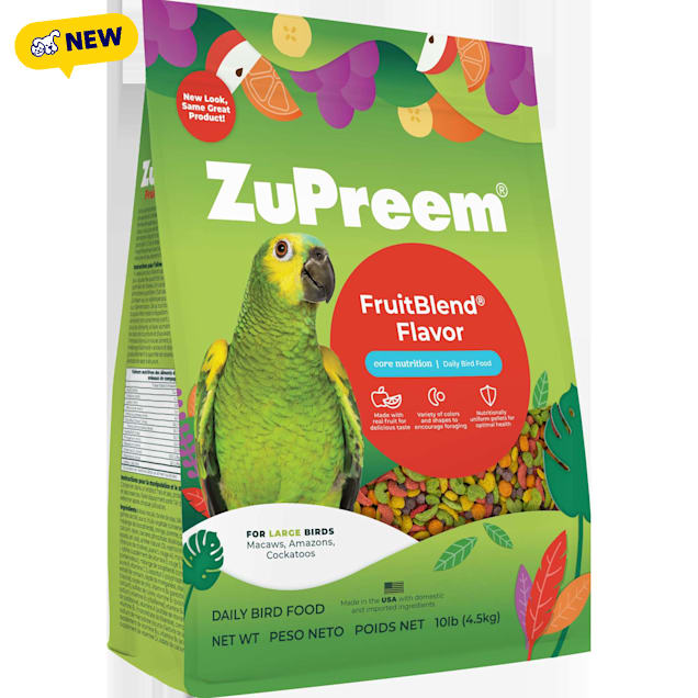 ZuPreem Large FruitBlend for Parrots & Conures, 10 lbs. - Carousel image #1