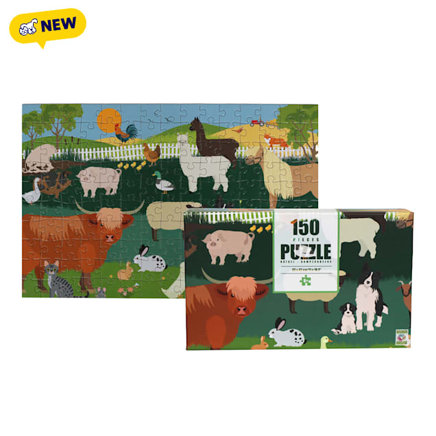 Nature Planet 150 Piece Farm Puzzle - Carousel image #1
