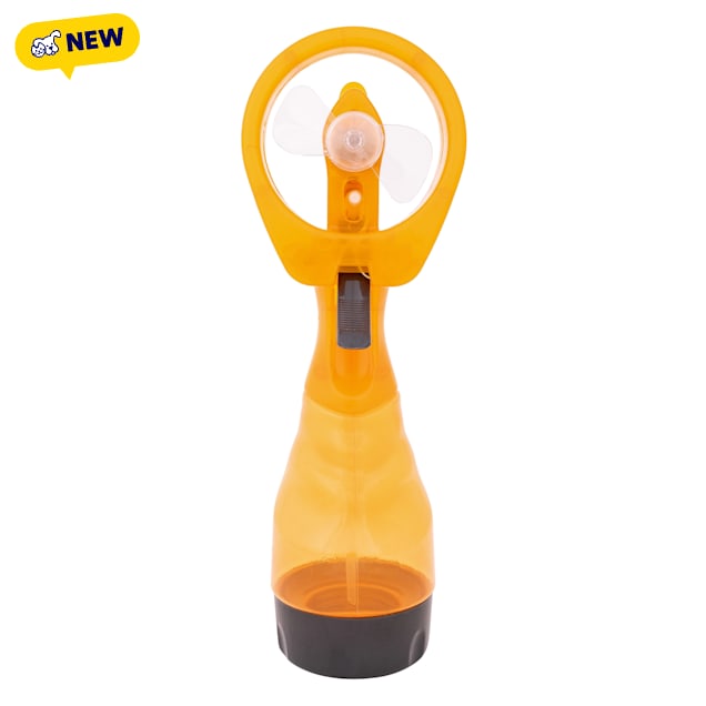 Lexington Road Spray Fan with Water Bottle, Yellow - Carousel image #1