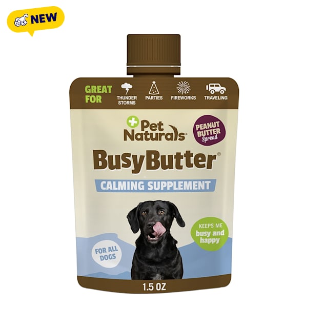 Pet Naturals BusyButter Calming Peanut Butter for Dogs, 1.5 oz. - Carousel image #1