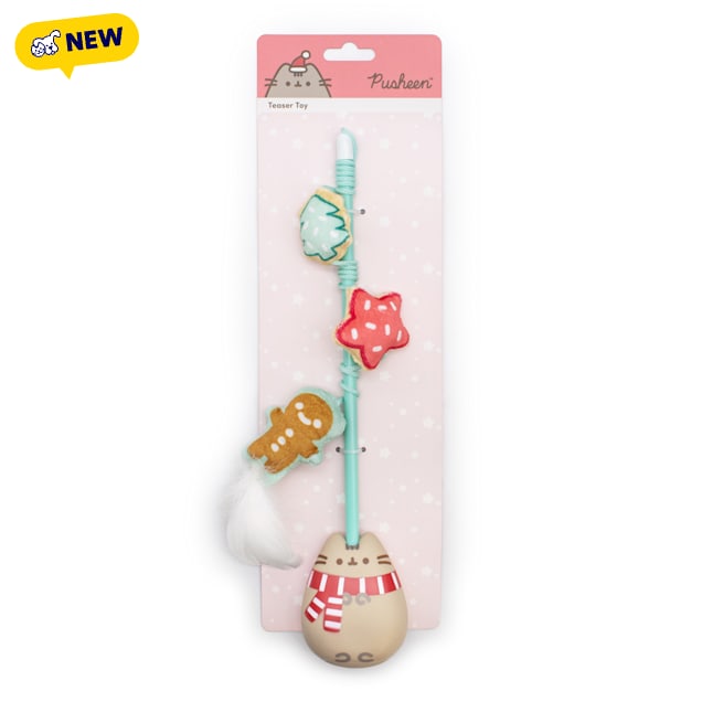 Pusheen Cookie Teaser Cat Toy, Small - Carousel image #1