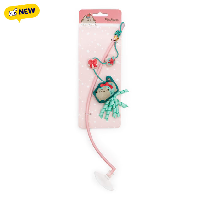 Pusheen Present Window Teaser Cat Toy, Small - Carousel image #1