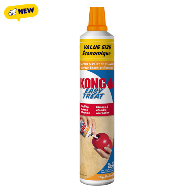 KONG Easy Treat Bacon & Cheese Dog Toy, 14 oz. - Carousel image #1