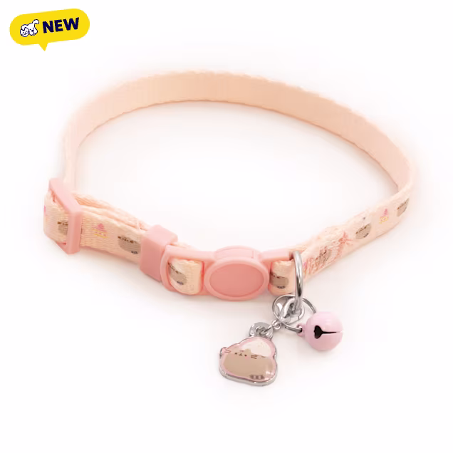 Pusheen Pink Cake Cat Collar, Assorted - Carousel image #1