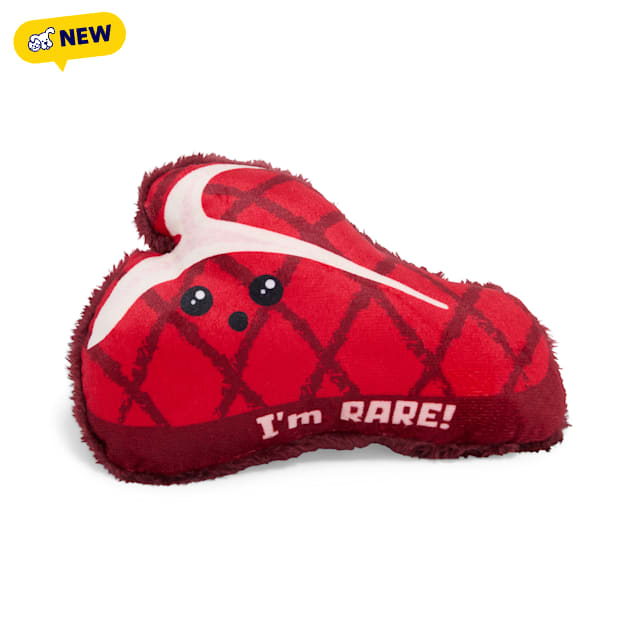 Petco Rare Steak Plush Dog Toy, Small - Carousel image #1