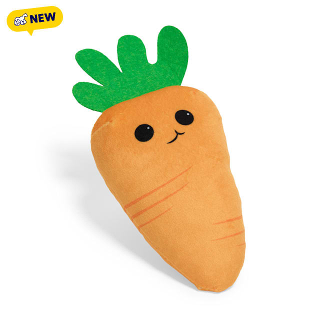 Petco Happy Carrot Plush Dog Toy, Small - Carousel image #1