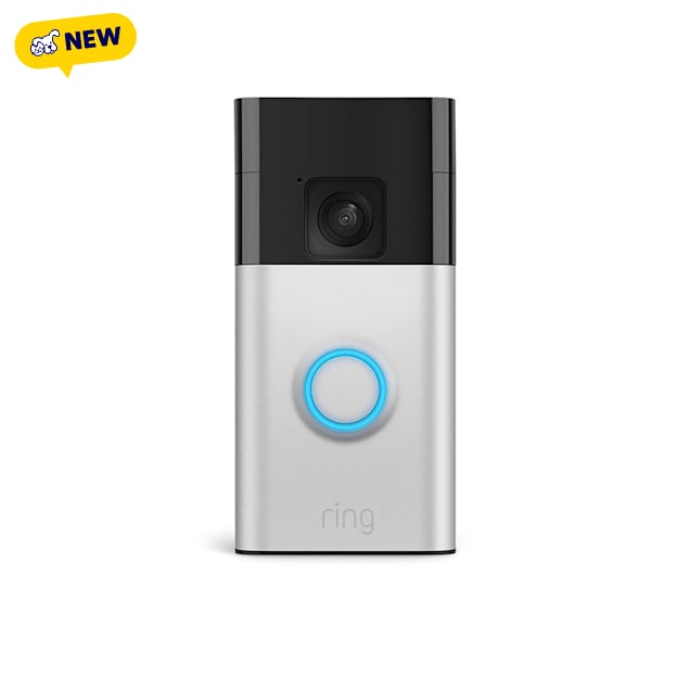 Ring Battery Doorbell - Satin Nickel for Dogs - Carousel image #1