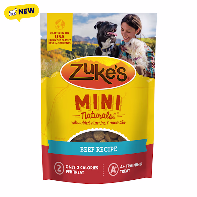 Zuke's Mini Naturals Dog Training made with Real Beef Treats for Dogs of All Sizes, 10 oz. - Carousel image #1