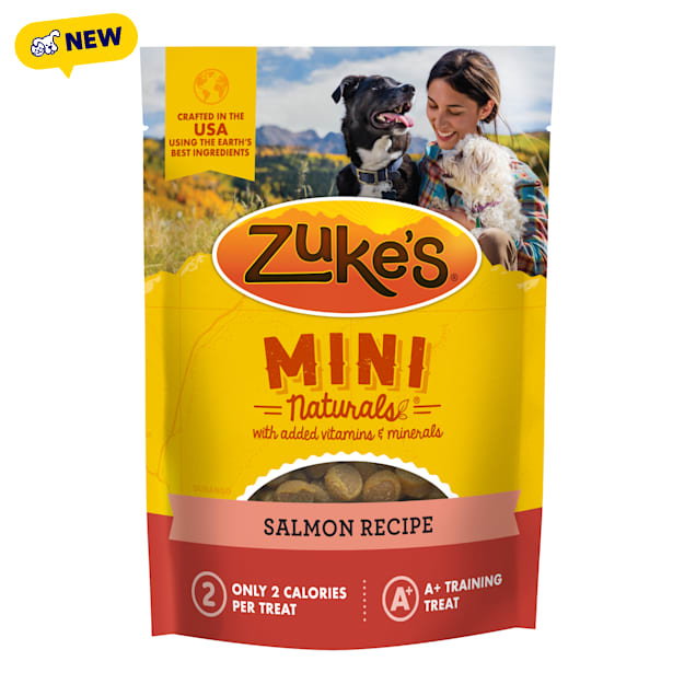 Zuke's Mini Naturals Dog Training made with Real Salmon Treats for Dogs of All Sizes, 10 oz. - Carousel image #1