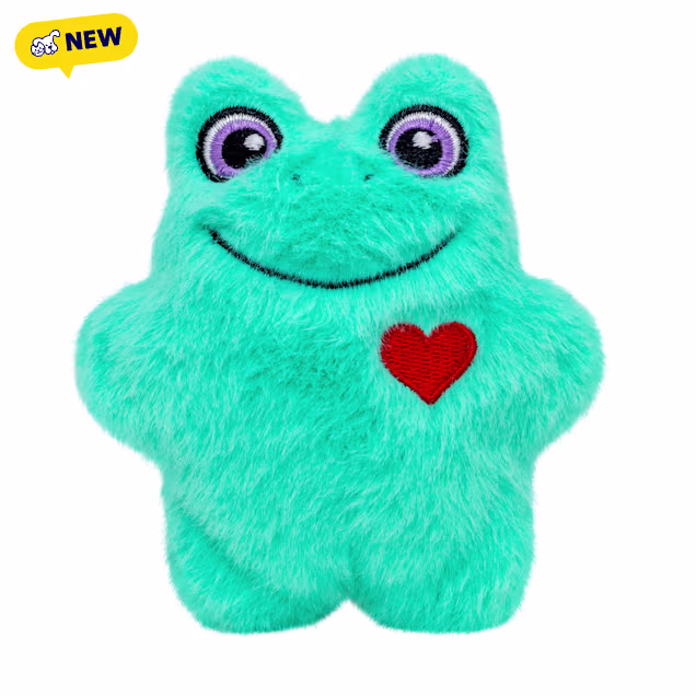 KONG Valentines Mint Snuzzles Mini Frog Dog Toy, X-Small - Carousel image #1