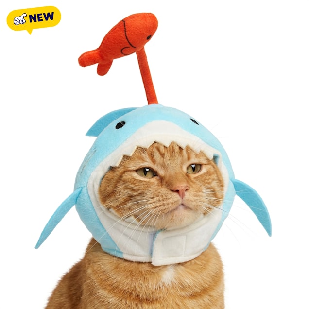 YOULY Shark Cat Headpiece, X-Small - Carousel image #1