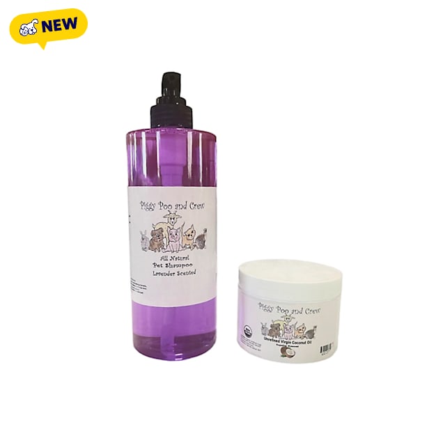 Piggy Poo and Crew All Natural Detergent Free Lavender Shampoo for Pigs Dogs Rabbits Small Animals, 26 fl. oz. - Carousel image #1