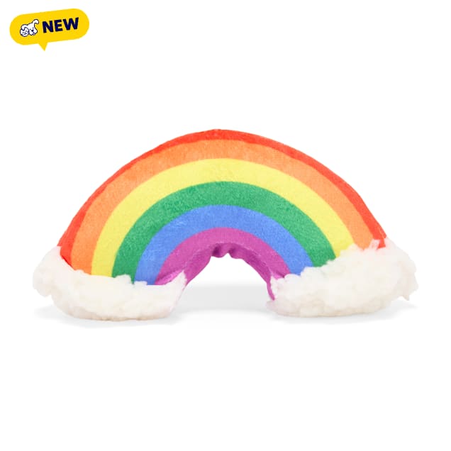 YOULY Pride Rainbow Plush Dog Toy, Small - Carousel image #1