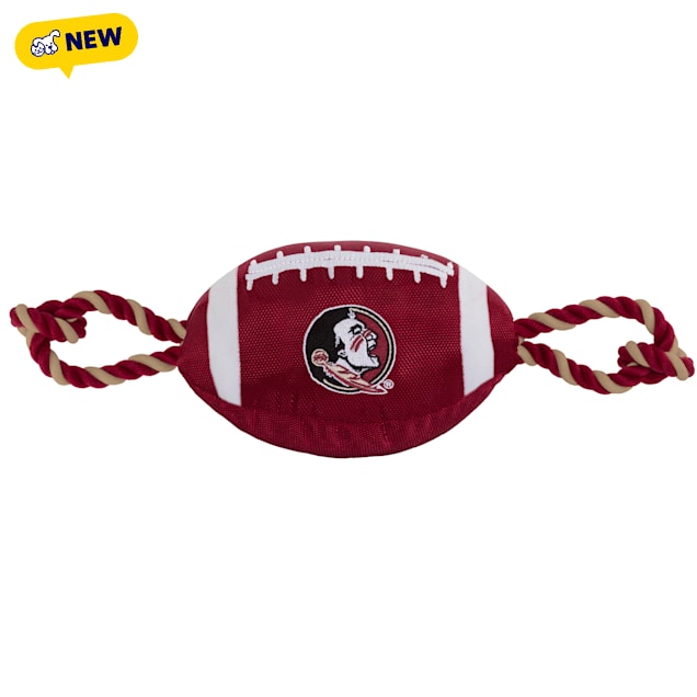 Pets First Florida State Seminoles NCAA Football Dog Toy, Medium - Carousel image #1