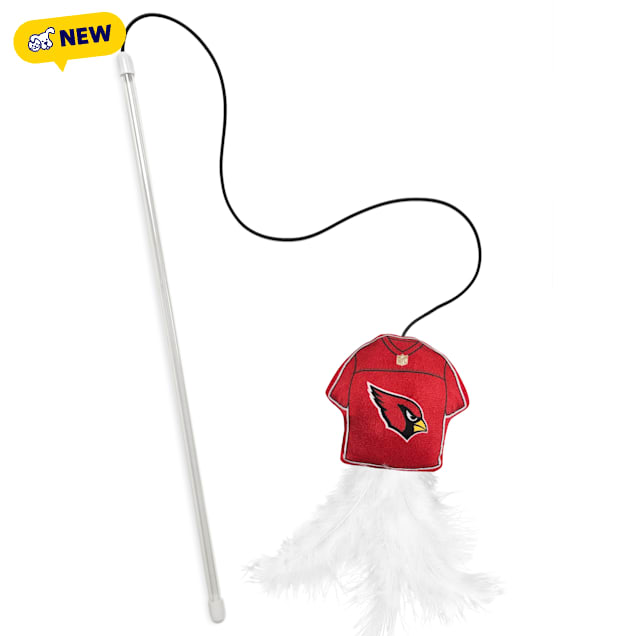 Pets First NFL Arizona Cardinals Cat Wand, Small - Carousel image #1