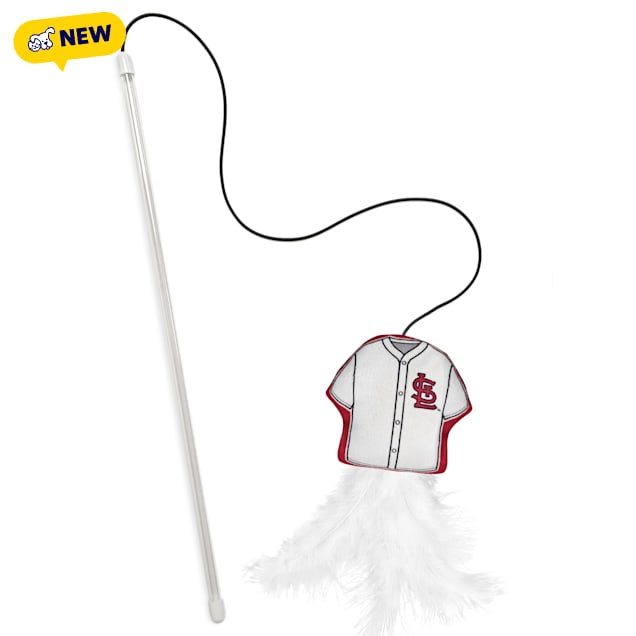 Pets First MLB St. Louis Cardinals Cat Wand, Small - Carousel image #1