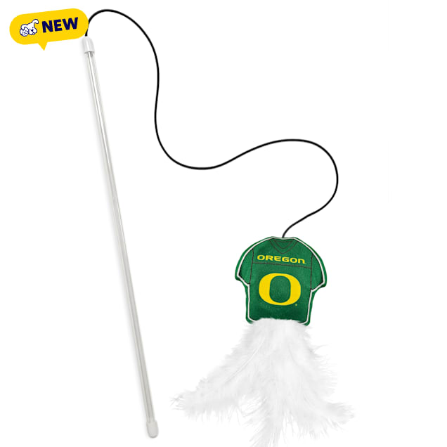 Pets First NCAA Oregon Ducks Cat Wand, Small - Carousel image #1