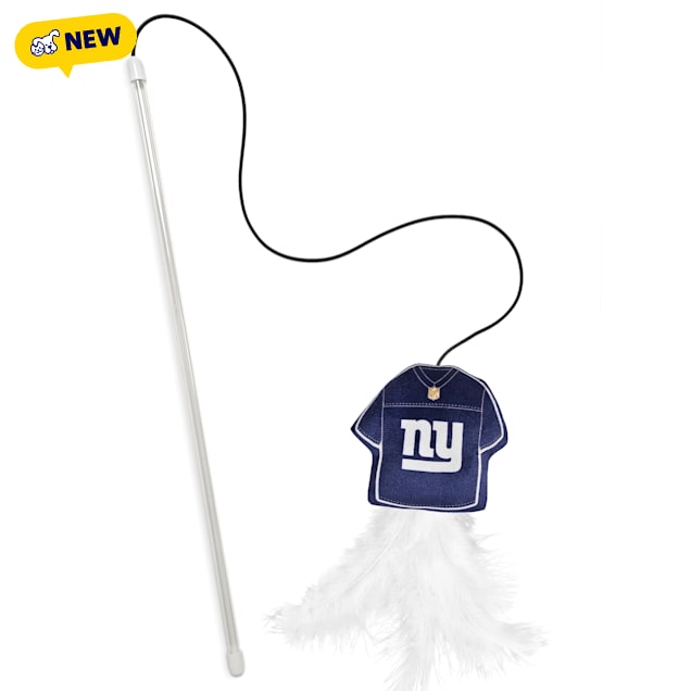 Pets First NFL New York Giants Cat Wand, Small - Carousel image #1