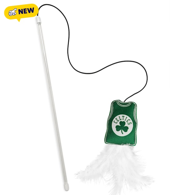 Pets First NBA Boston Celtics Cat Wand, Small - Carousel image #1