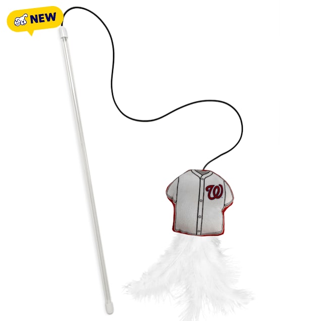 Pets First MLB Washington Nationals Cat Wand, Small - Carousel image #1
