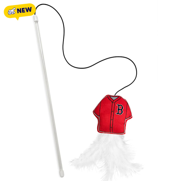 Pets First MLB Boston Red Sox Cat Wand, Small - Carousel image #1