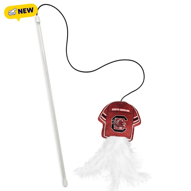 Pets First NCAA South Carolina Gamecocks Cat Wand, Small - Carousel image #1