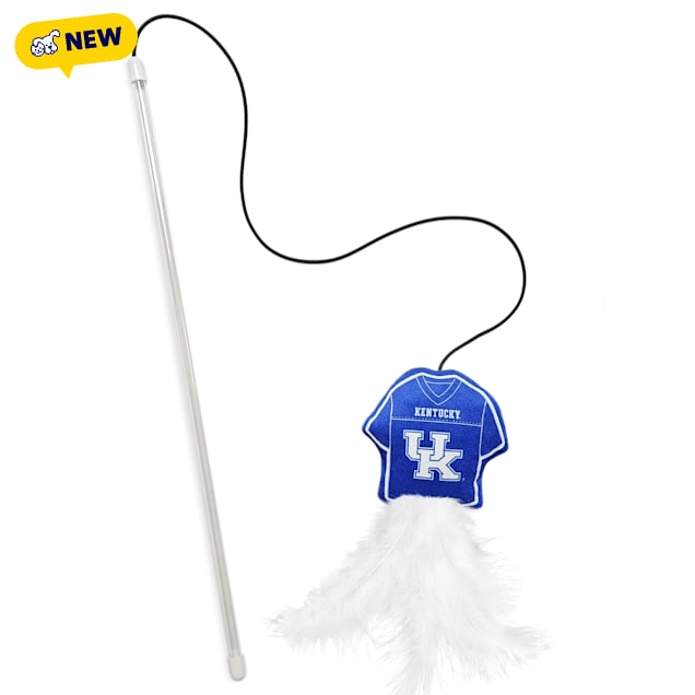 Pets First NCAA Kentucky Wildcats Cat Wand, Small - Carousel image #1