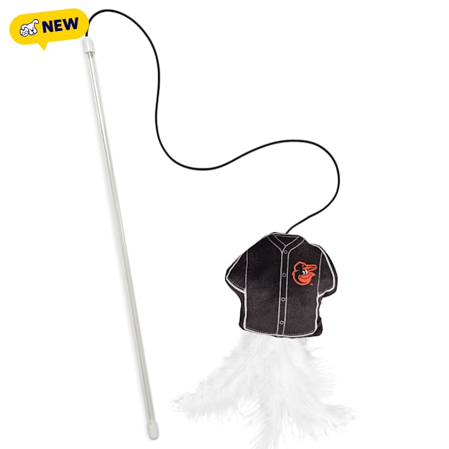 Pets First MLB Baltimore Orioles Cat Wand, Small - Carousel image #1