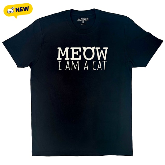 Zanden Meow I'm A Cat Adult Unisex T-Shirt, X-Small - Carousel image #1