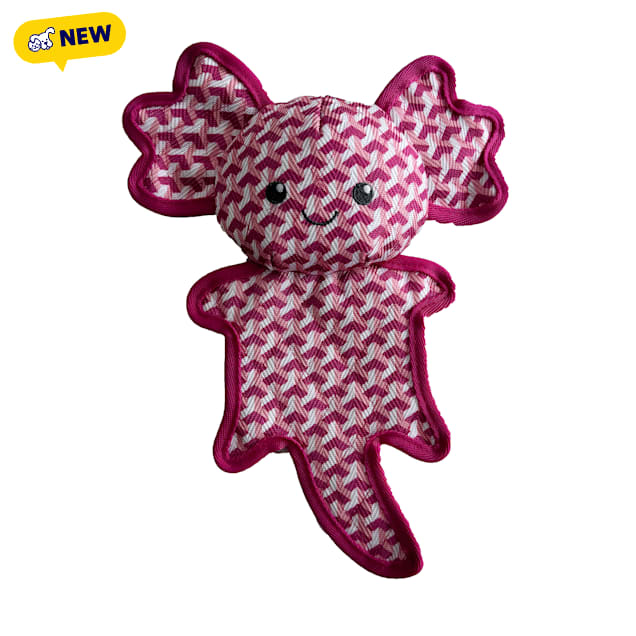 Bark-A-Boo Axolotl TuffBeastz Dog Toy, Small - Carousel image #1
