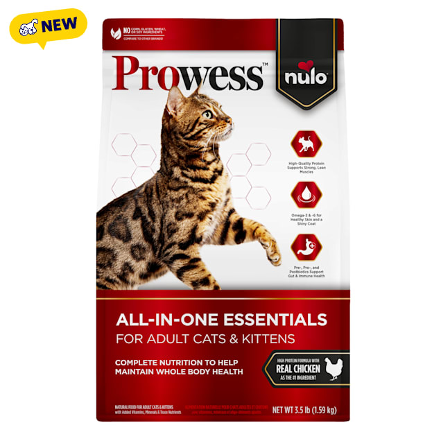 Nulo Prowess All-in-One Essentials for Adult Cats & Kittens Food, 3.5 lbs. - Carousel image #1