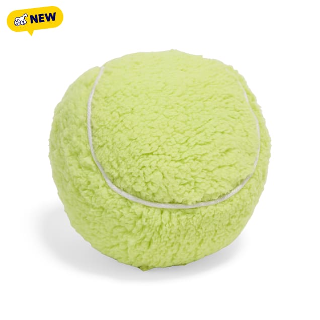 Leaps & Bounds Tennis Ball Plush Dog Toy, Medium - Carousel image #1