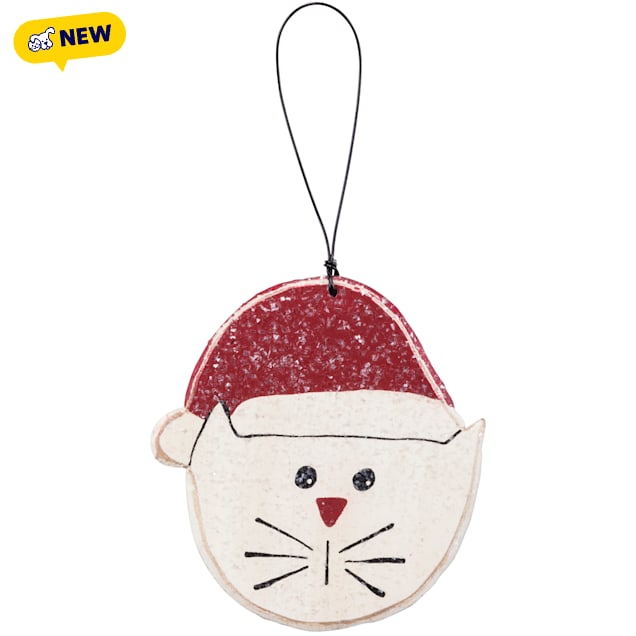 Primitives by Kathy Santa Hat Cat Tree Ornament - Carousel image #1