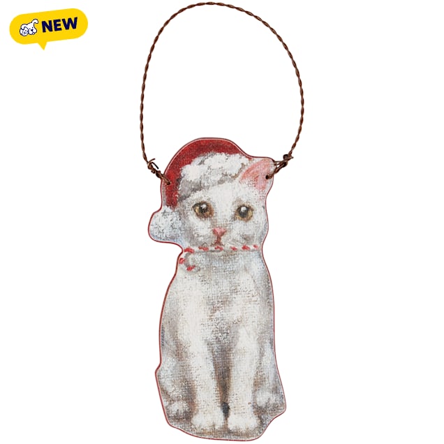 Primitives by Kathy White Cat Tree Ornament - Carousel image #1