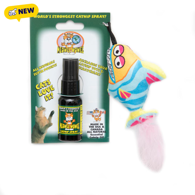 Cat Lures All Natural Catnip Spray 1oz Plus Cat Toy, Small - Carousel image #1