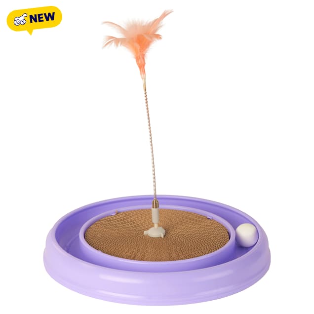 Nala Feather Teaser Cat Scratcher, Large - Carousel image #1