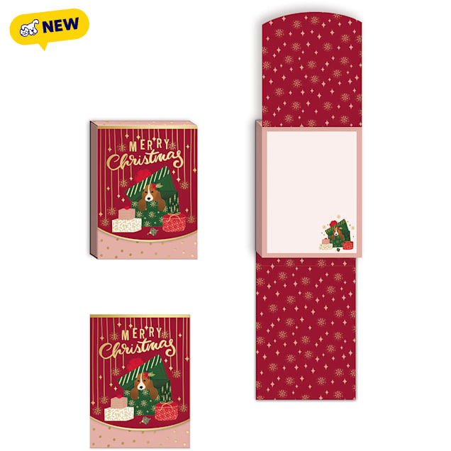 Molly & Rex Holiday Spaniel Notepad - Carousel image #1
