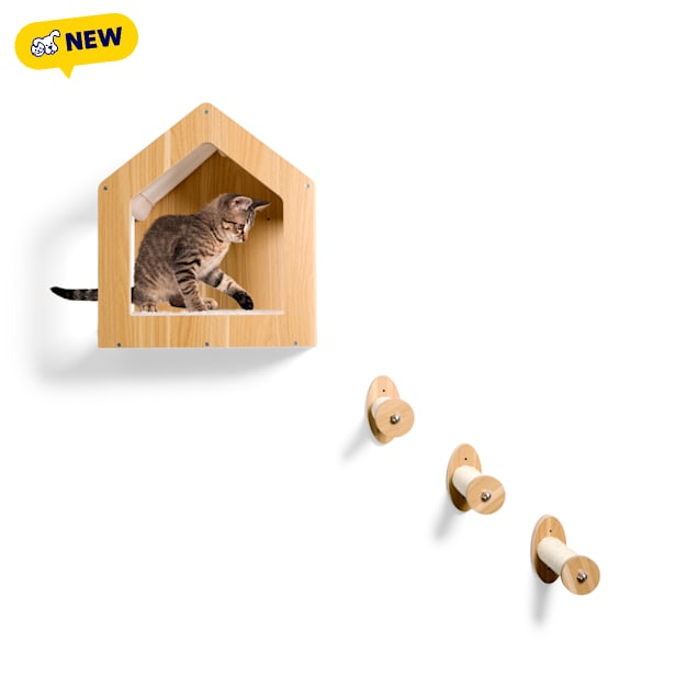Petco Hanging Wall Cat Condo with Sisal Steps, 15.74" L X 12.99" W X 21.4" H - Carousel image #1