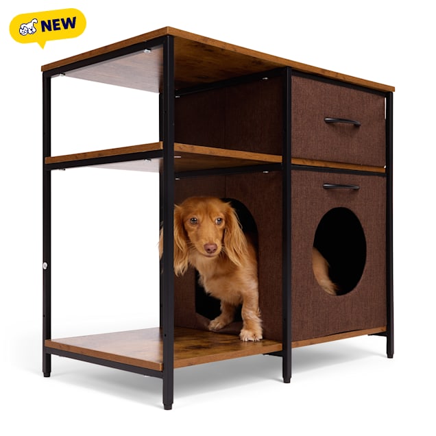 Petco Hidden Pet Condo Side Table with Storage, 26.8" L X 14.96" W X 24" H - Carousel image #1