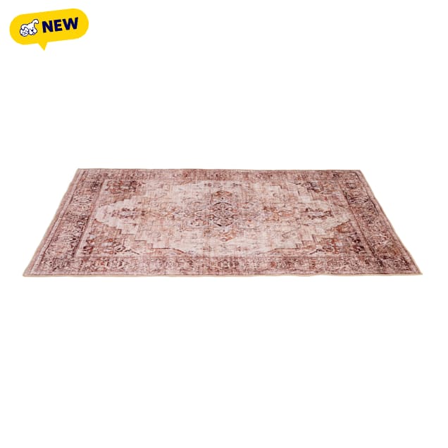 Petco Decorative Area Rug, Blue/Orange, 72" L X 48" W - Carousel image #1