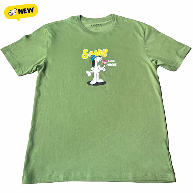 Zanden No Free Tricks Adult T-Shirt, Small - Carousel image #1