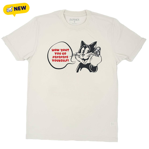 Zanden PSPSPSPS Yourself Adult T-Shirt, Small - Carousel image #1