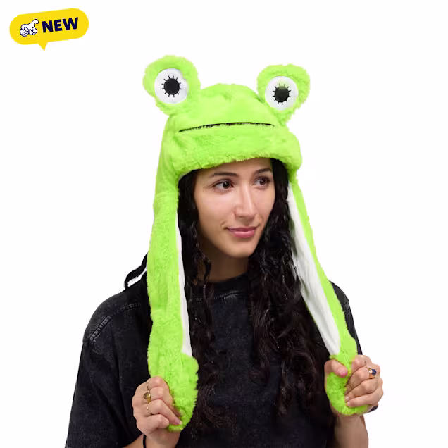 Petco Interactive Pop-Up Frog Eyes Hat, One Size - Carousel image #1
